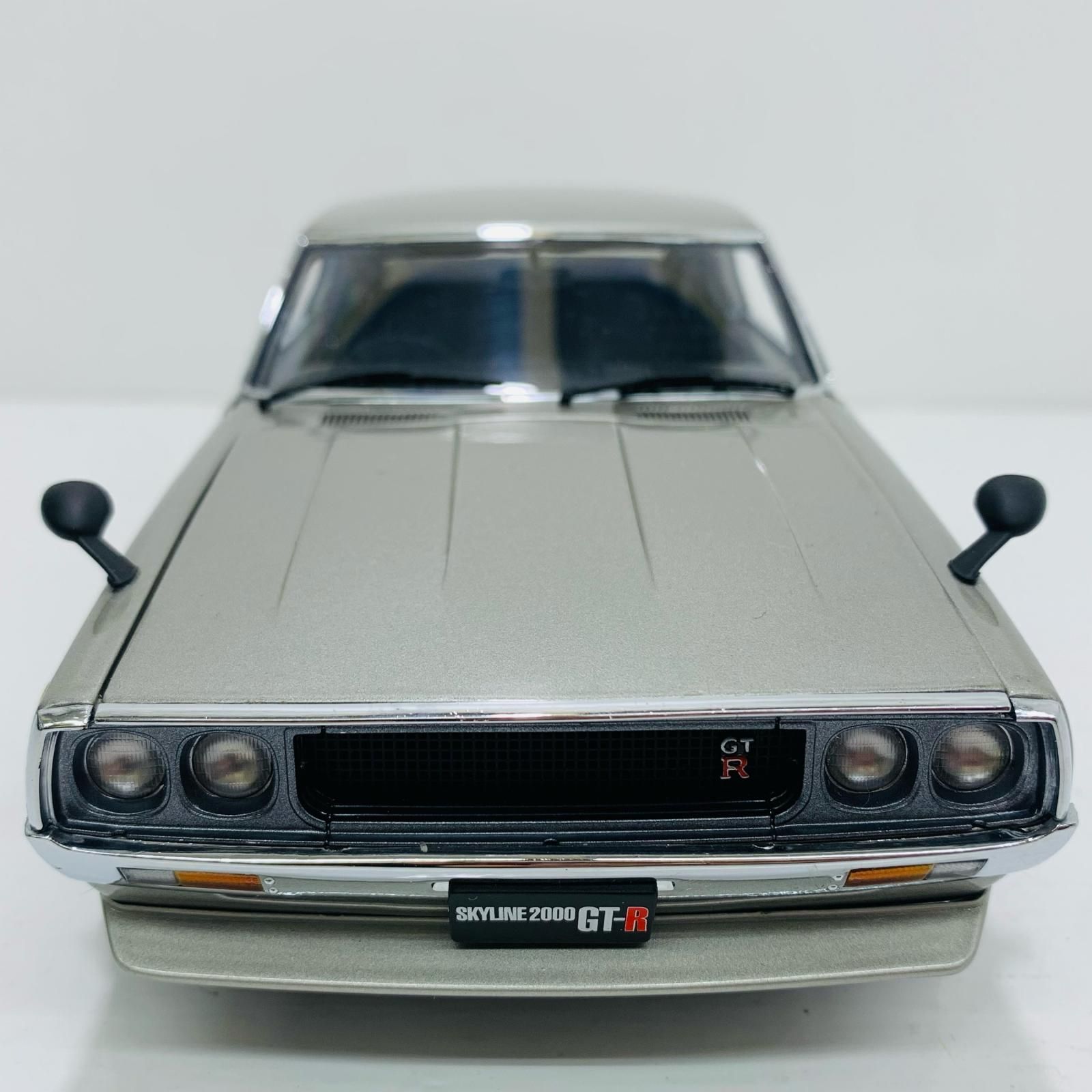 【飾磨店】 中古 1/18 日産スカイライン GT-R ケン＆メリー Fスポイラー・RSワタナベホイル シルバー 飾磨店】 中古 1/18 日産スカイライン GT-R ケン＆メリー Fスポイラー