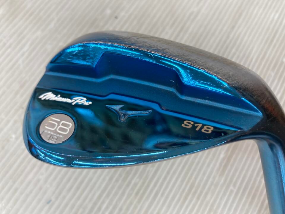ミズノ Mizuno Pro S18 ブルーIP 58度 ダイナミックゴールド S