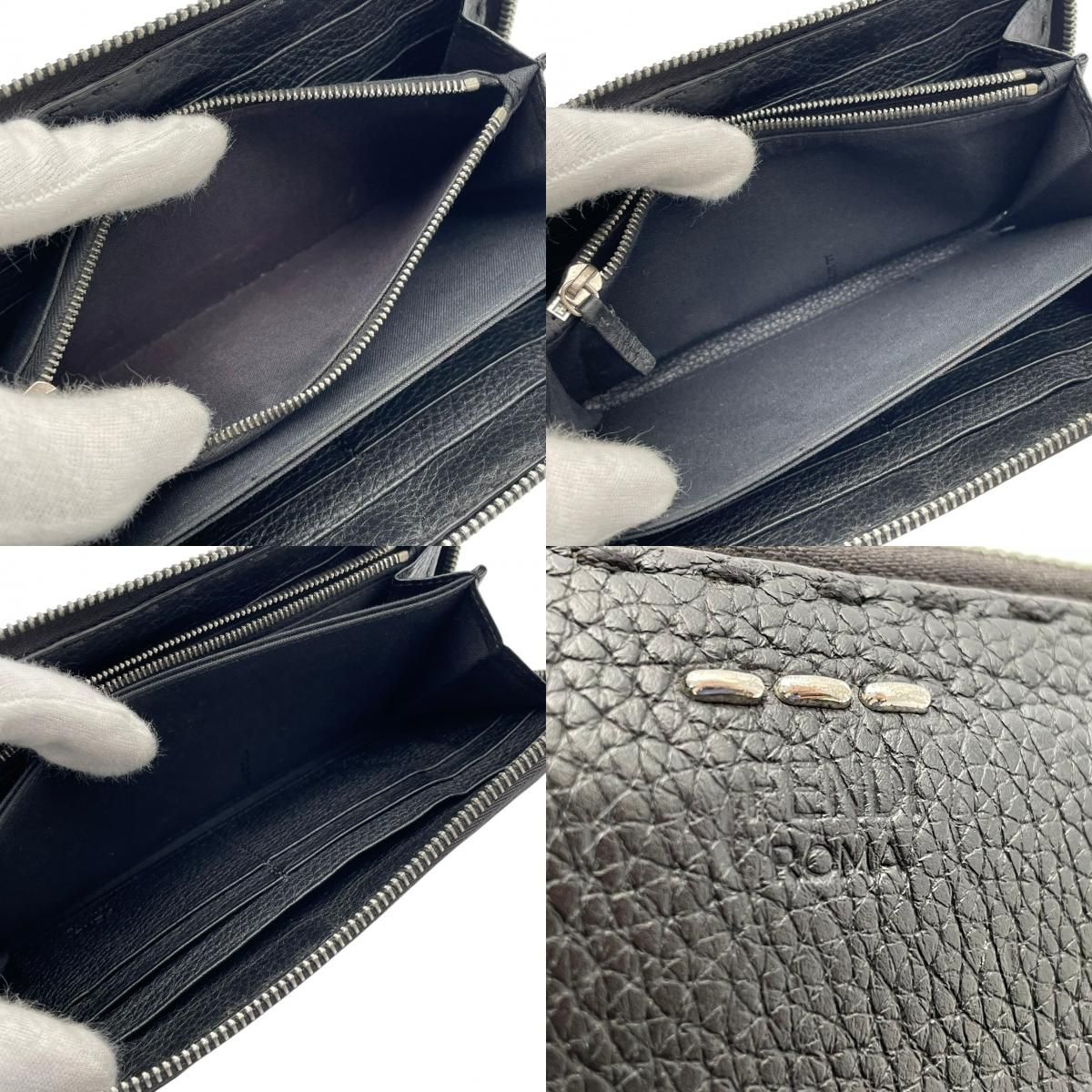 フェンディ 財布 セレリア ジップアラウンド長財布 ラウンドファスナー