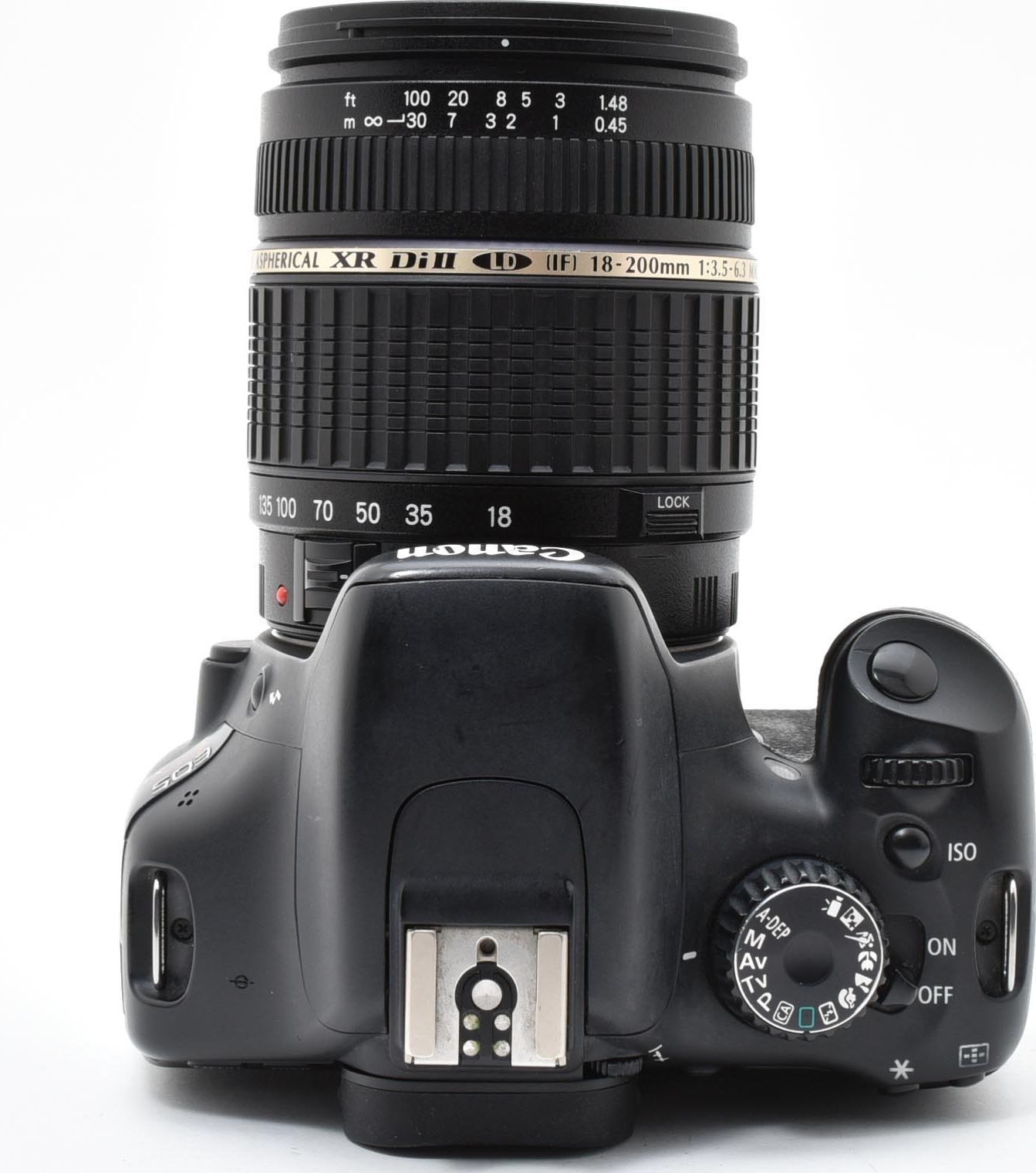 E06[7401A]6 キヤノン Canon EOS Kiss X4 ボディ 18-200mm レンズ