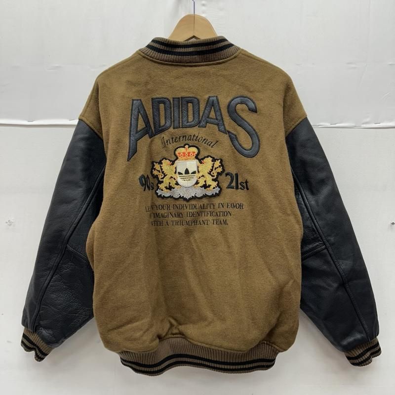 アディダス 80s デサント製 袖 レザー スタジャン メンズ L ISItems
