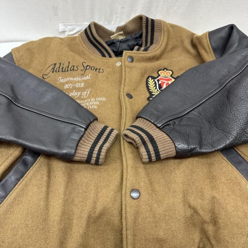 アディダス 80s デサント製 袖 レザー スタジャン メンズ L ISItems