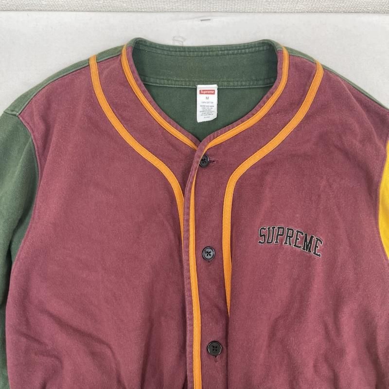 シュプリーム 18aw Color Blocked Baseball Top べースボール シャツ型