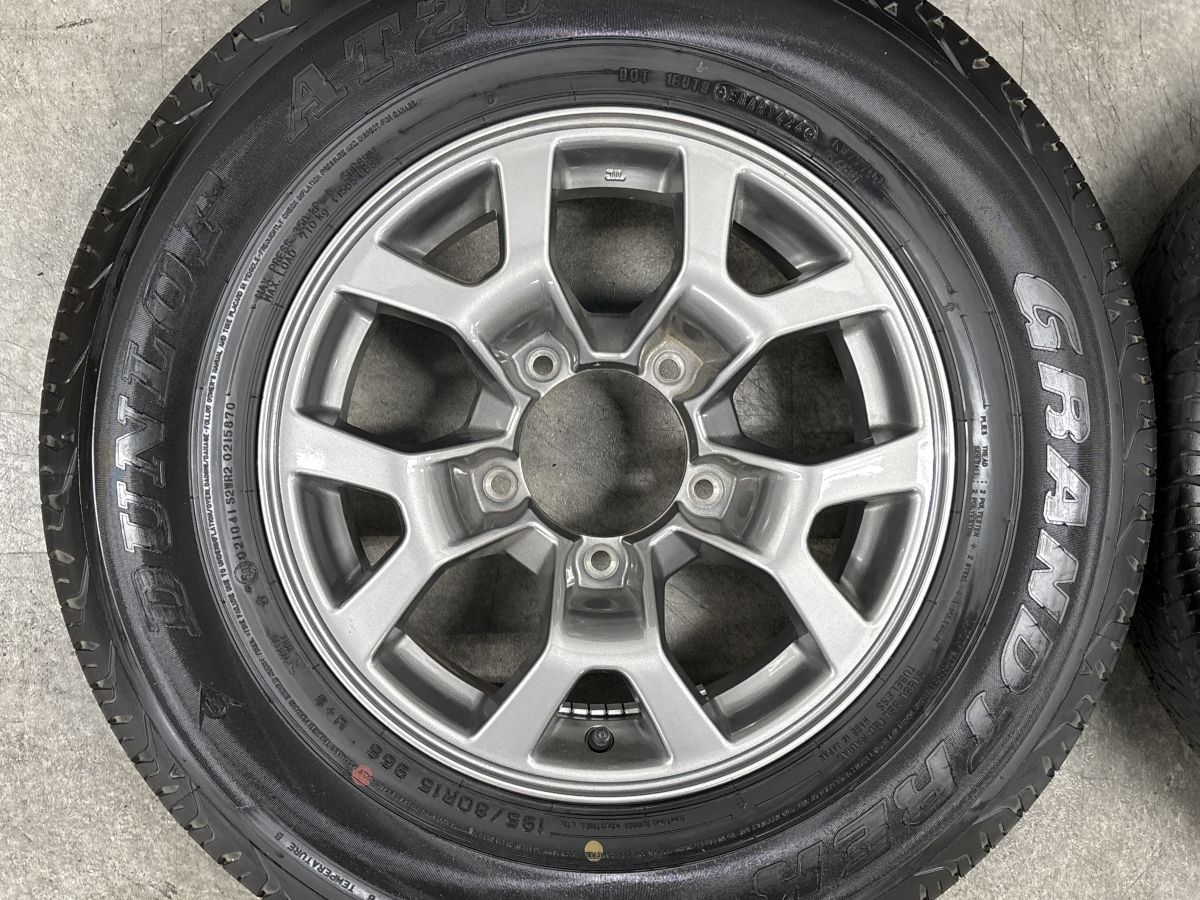 新車外し品 バリ溝】スズキ JB74 ジムニーシエラ 純正 15in 5.5J +5