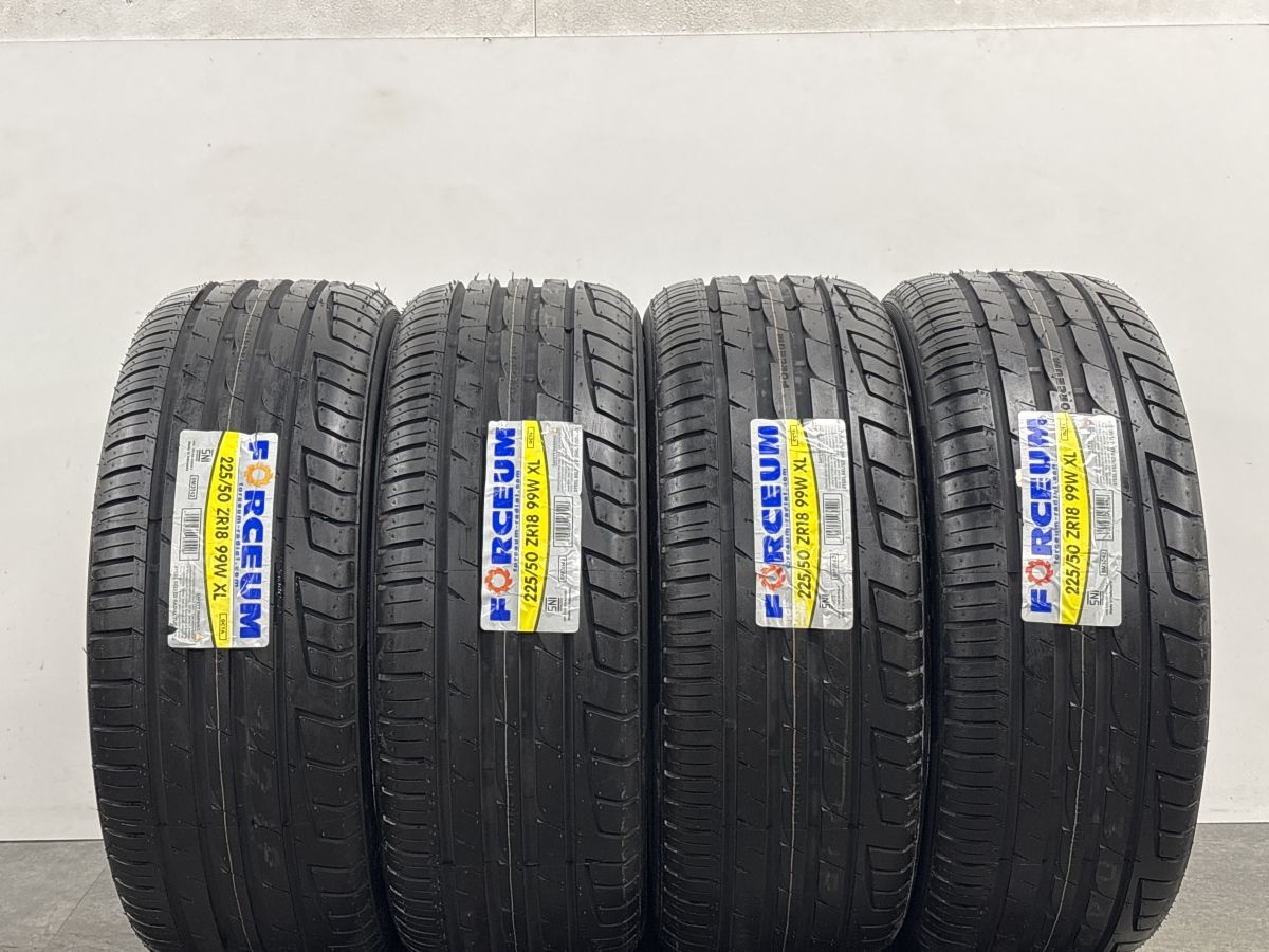 未走行品 バリ溝 4本セット】225/50R18 FORCEUM OCTA レクサス UX C-HR 