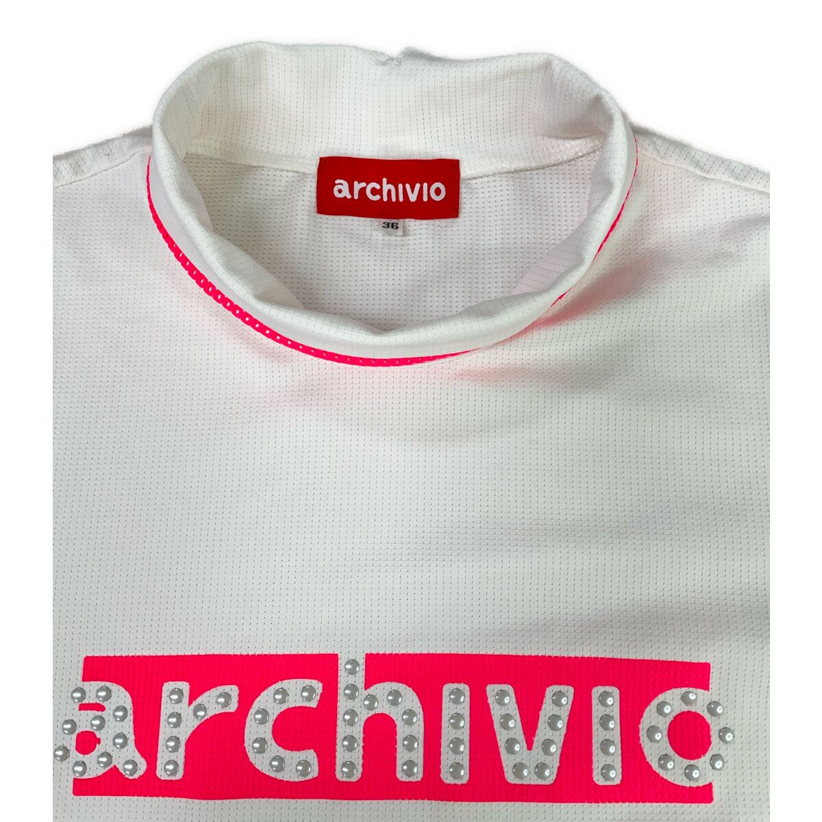 中古 レディース アルチビオ archivio 長袖シャツ 36(S) 白 ホワイト