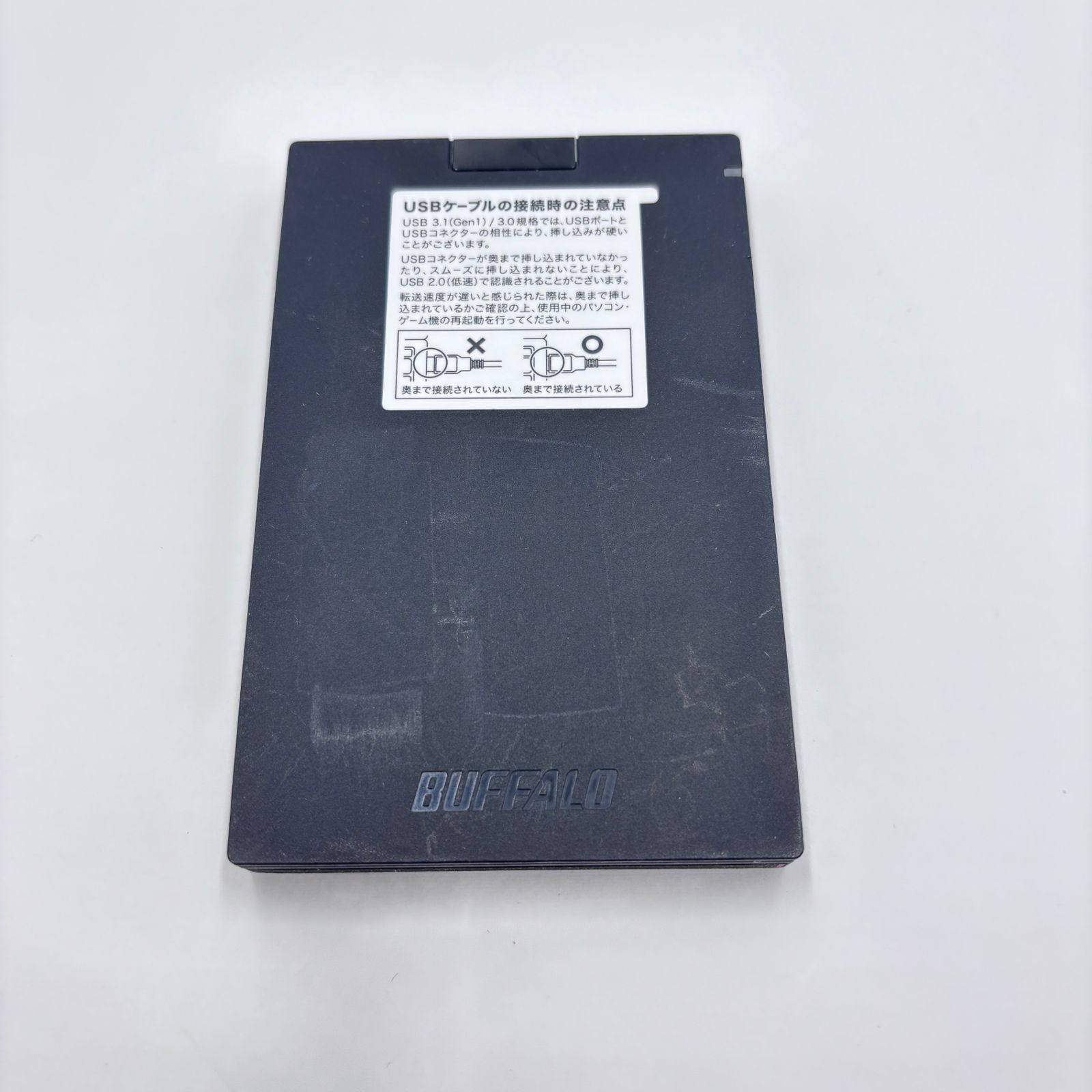 BUFFALO 外付けSSD 1TB SSD-PG1.0U3-B/NL PS4/PS5対応 ポータブルSSD【8209-C】