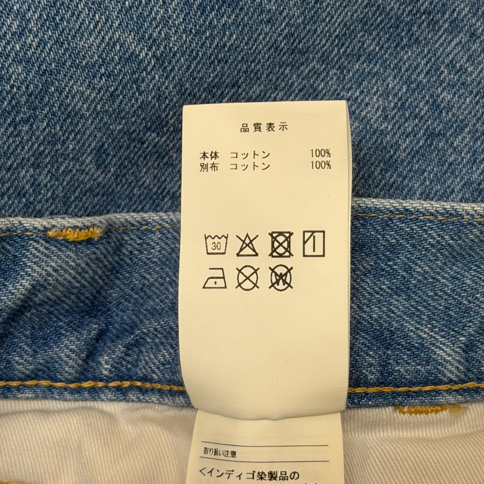 参考上代33000円 未使用 DESCENDANT 25SS DIY DENIM SHORTS デニム