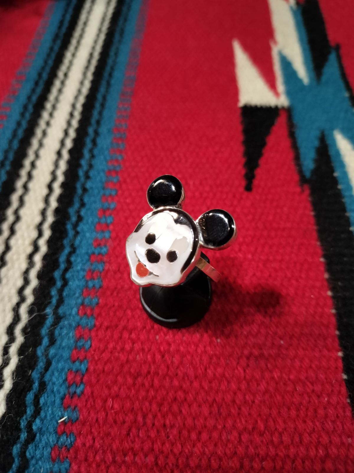 インディアンジュエリー　Don Dewa　「Mickey」　リング　ズ二族