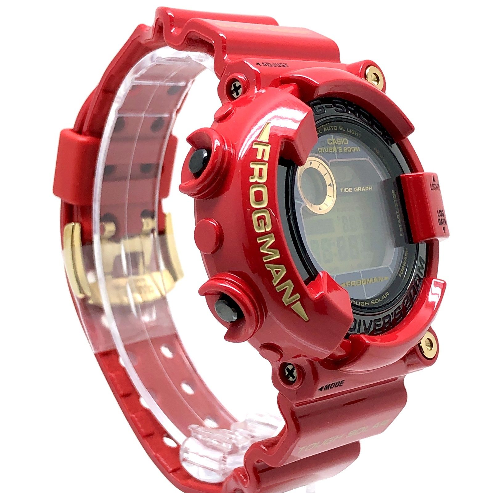 G-SHOCK ジーショック GF-8230A-4 フロッグマン Gショック30周年記念 ライジングレッド 光沢 タフソーラー 2013年9月発売 G-SHOCK ジーショック GF-8230A-4 フロッグマン Gショック30周年記念