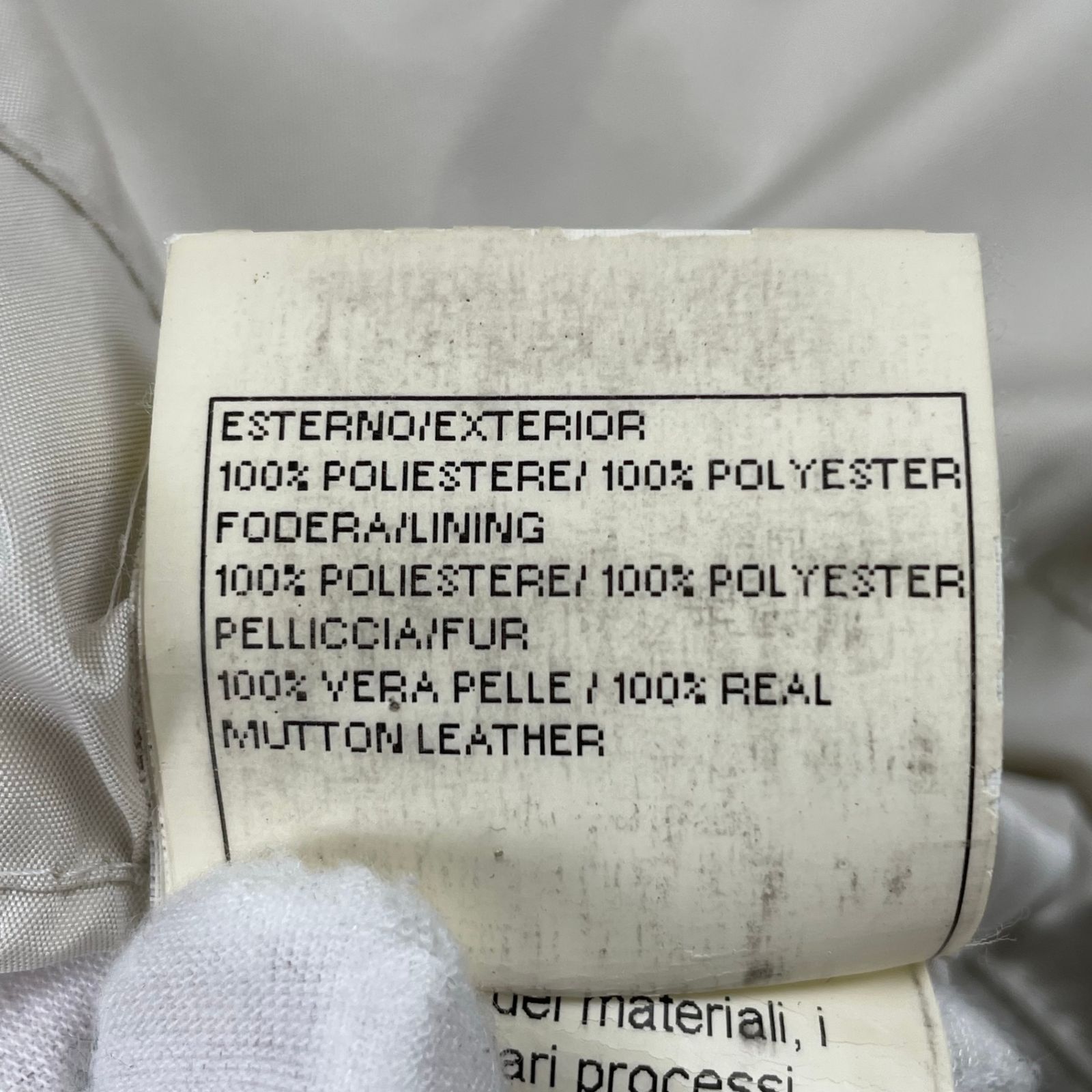 ERMANNO SCERVINO / ムートン切替ジャケット 参考定価：400,000程度