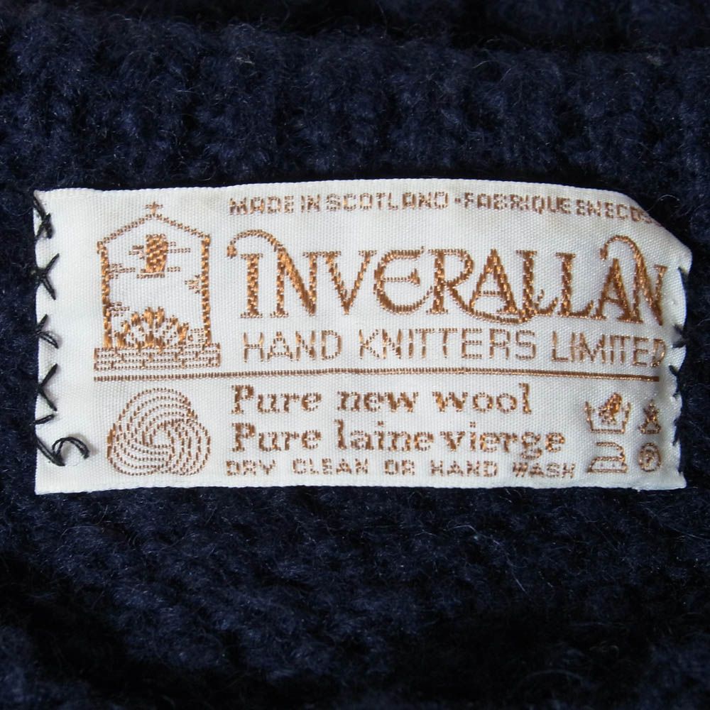 INVERALLAN インバーアラン 4A GOLFER 茶タグ ハンドニット