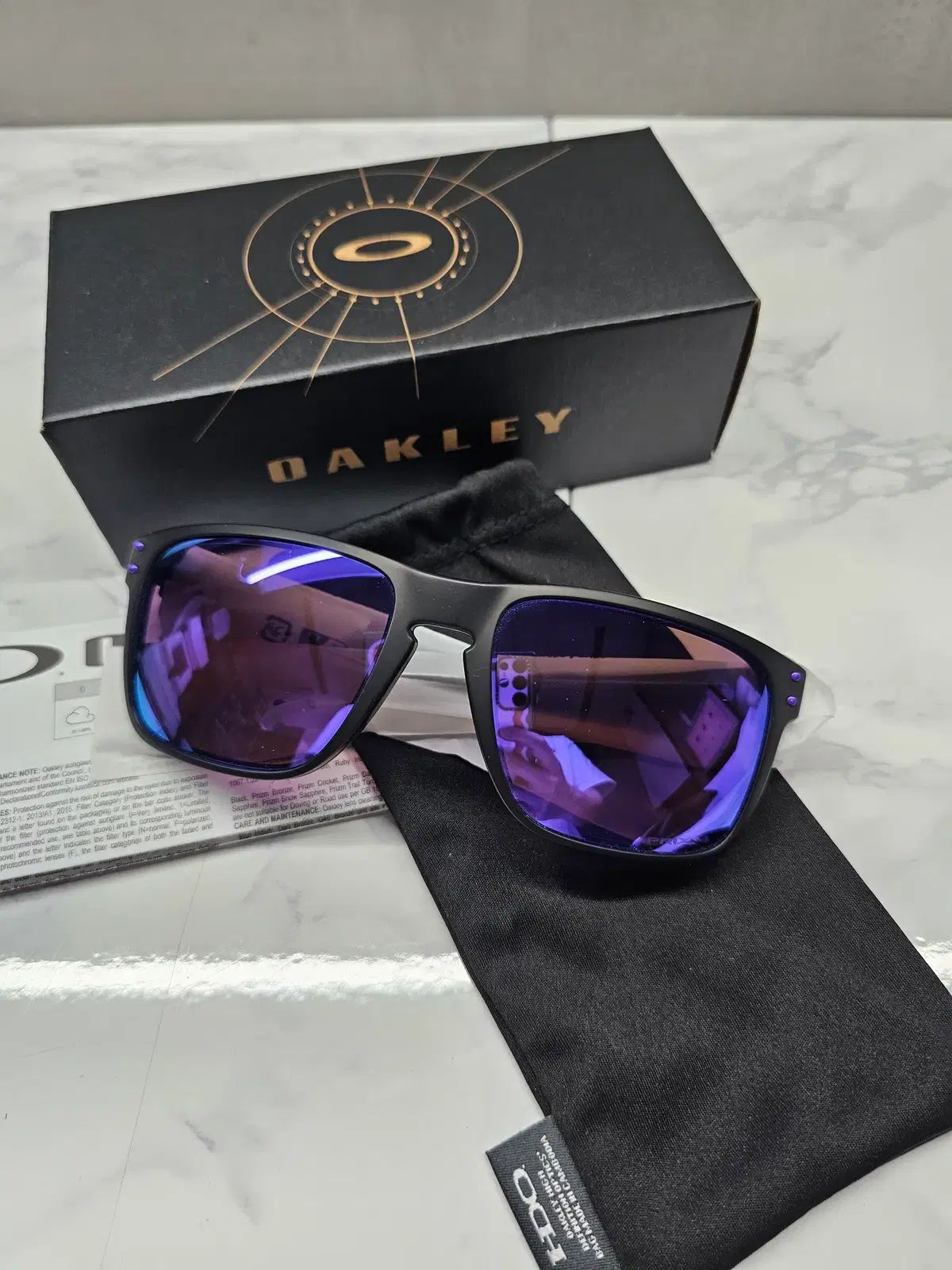 正規品/新品 OAKLEY オークリー ホルブルック XL OO9417 ブラック マット プリズムバイオレット