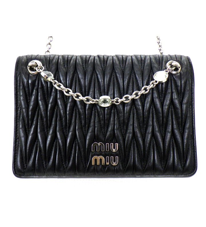 ミュウミュウ MIUMIU 【 CHAIN 5BP065 2CE3 】 2WAY マテラッテ