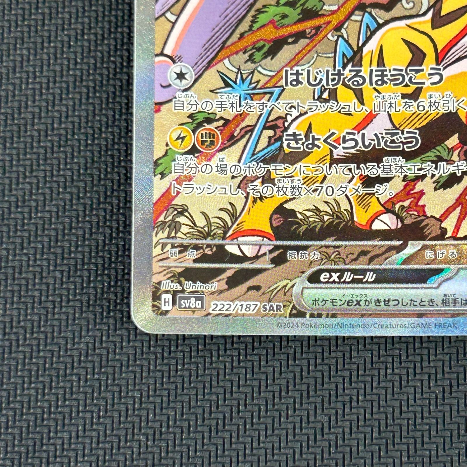 ポケカ タケルライコex SAR 222/187/SV8A/B テラスタルフェスex - メルカリ