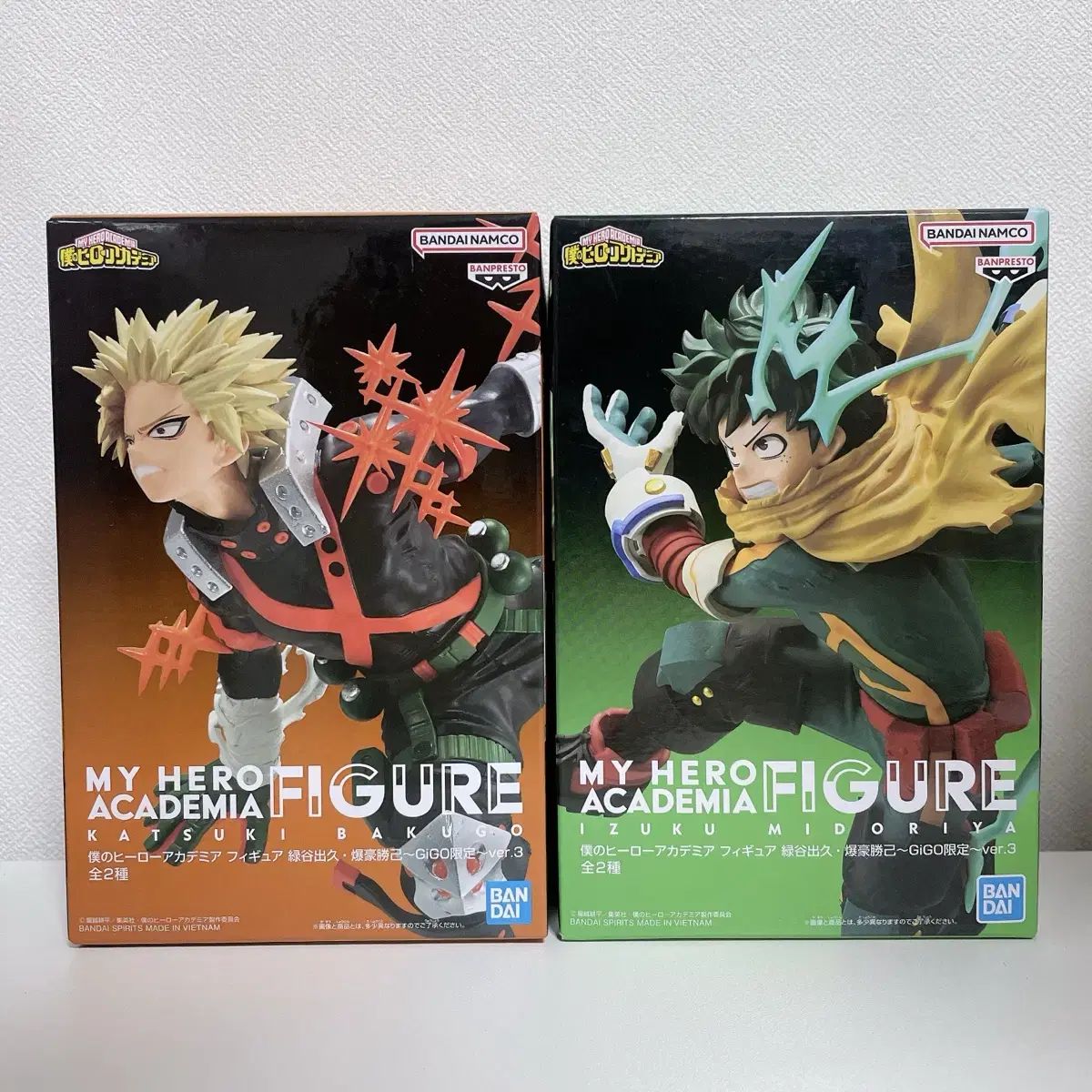 僕のヒーローアカデミア ヒロアカ 僕のヒーローアカデミア 緑 谷出久 爆豪 gigo ゴー フィギュア 未開封