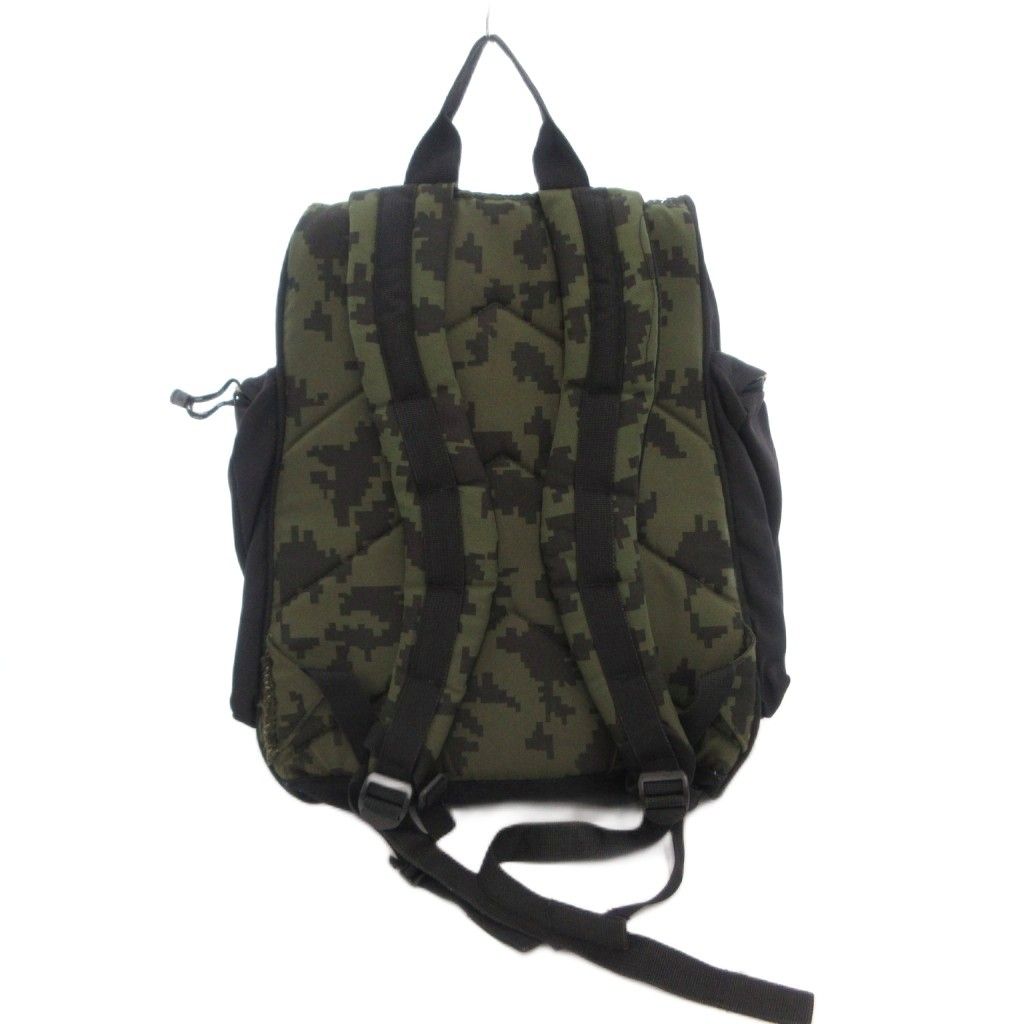 ステューシー STUSSY リュックサック バックパック カモフラ 迷彩柄 黒