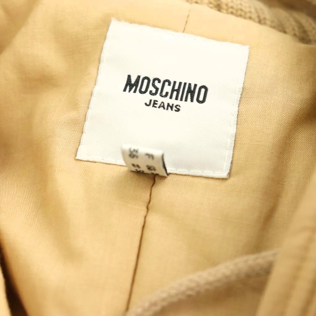 モスキーノジーンズ MOSCHINO JEANS ニット切替コート アウター 中綿