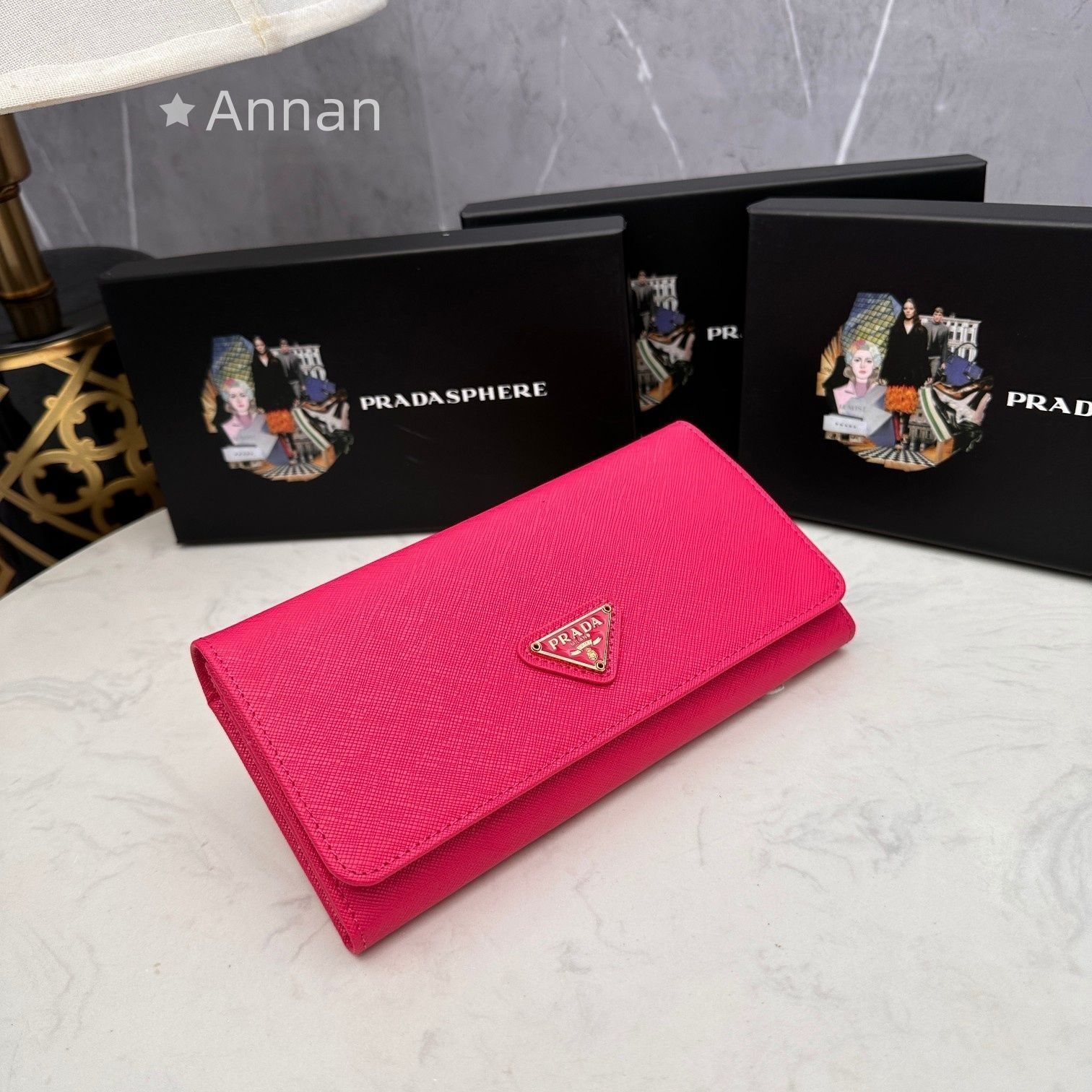 人気 極美品 PRADA プラダ 長財布 さいふ ウォレット 長財布 小銭入れ