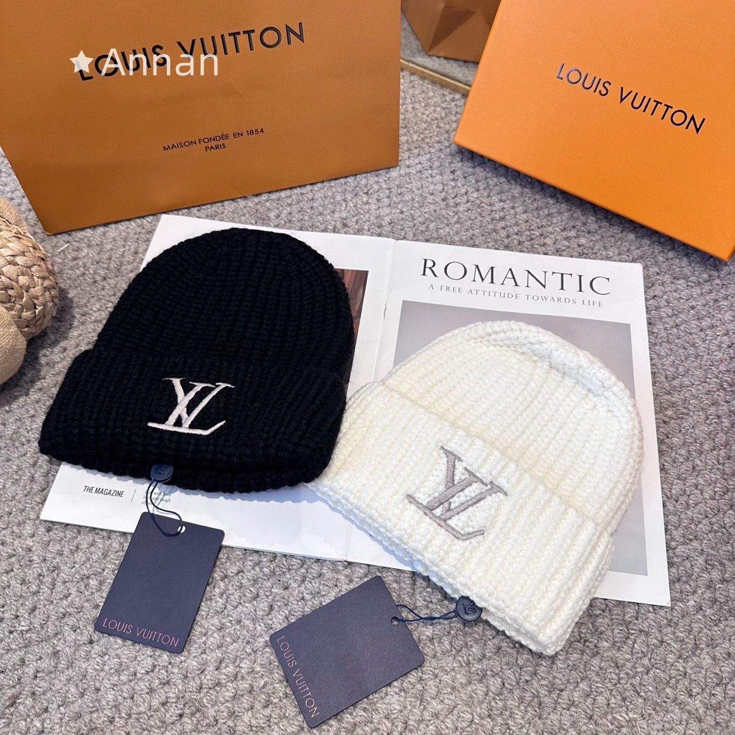 美品 LOUIS VUITTON (ルイヴィトン) 帽子 メンズ ニット帽 - メルカリ