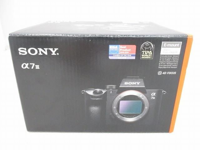 家電 ソニー SONY ミラーレス一眼カメラ α7III ILCE-7M3 中古品 - メルカリ