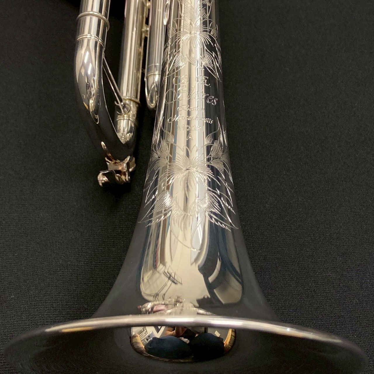 中古美品 / USED】S.E.Shires B♭トランペット CustomAモデル SP（銀