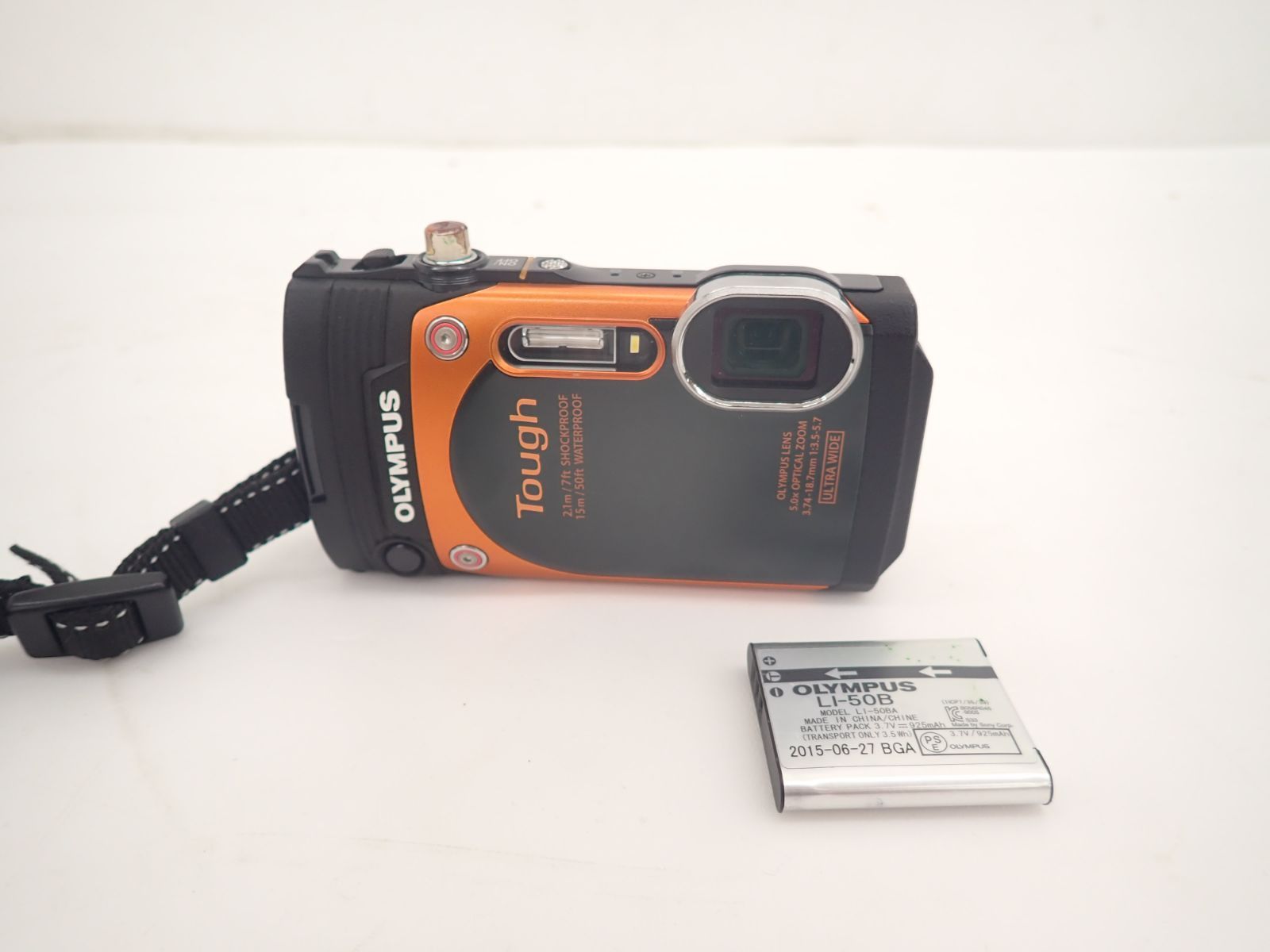 ∽ OLYMPUS オリンパス コンパクトデジタルカメラ TG-860 オレンジ