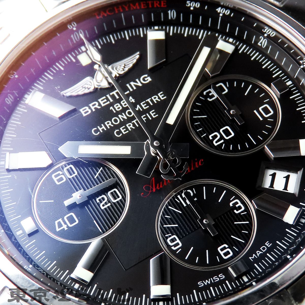ブライトリング BREITLING クロノマット44 A011M24PA ブラック SS