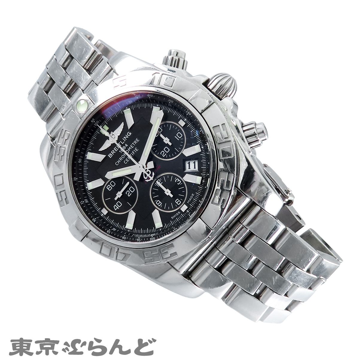 ブライトリング BREITLING クロノマット44 A011M24PA ブラック SS