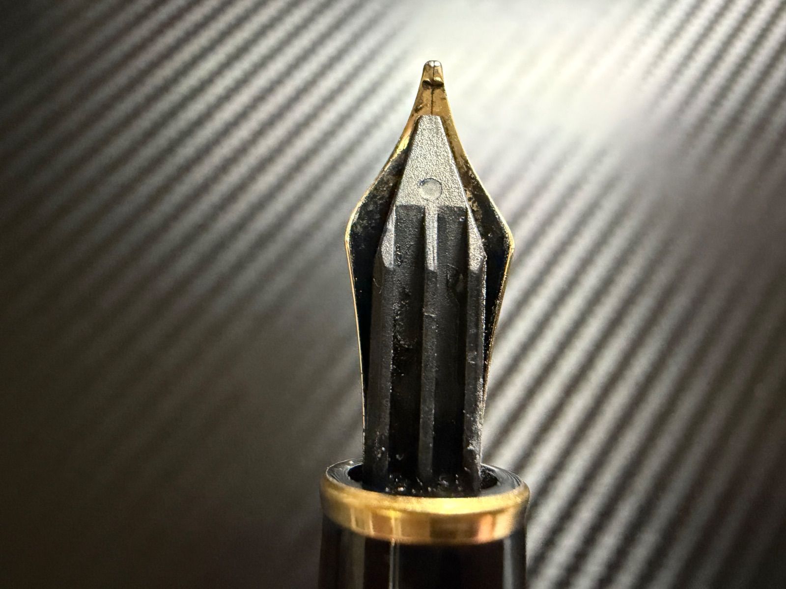 美品 モンブラン montblanc マイスターシュテュック 144 ブラック 中白