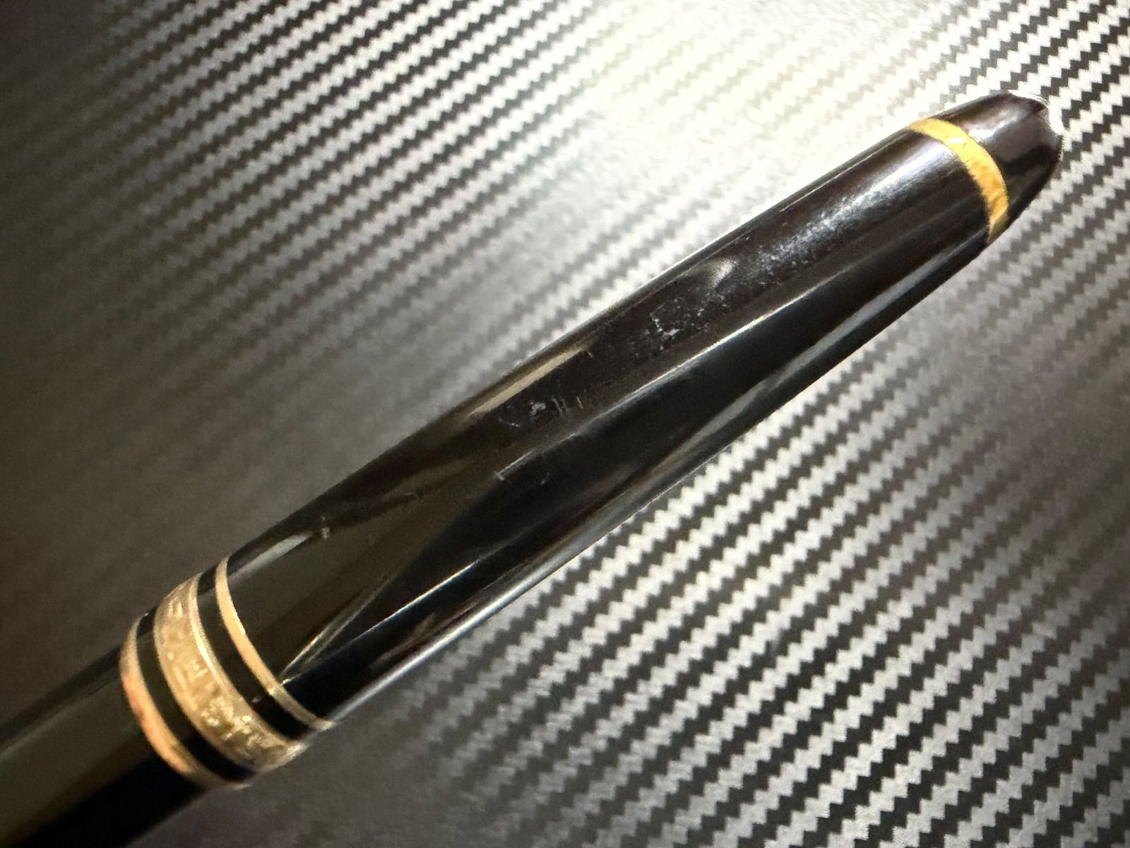 美品 モンブラン montblanc マイスターシュテュック 144 ブラック 中白
