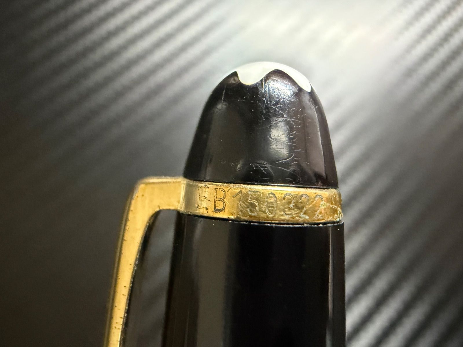 美品 モンブラン montblanc マイスターシュテュック 144 ブラック 中白