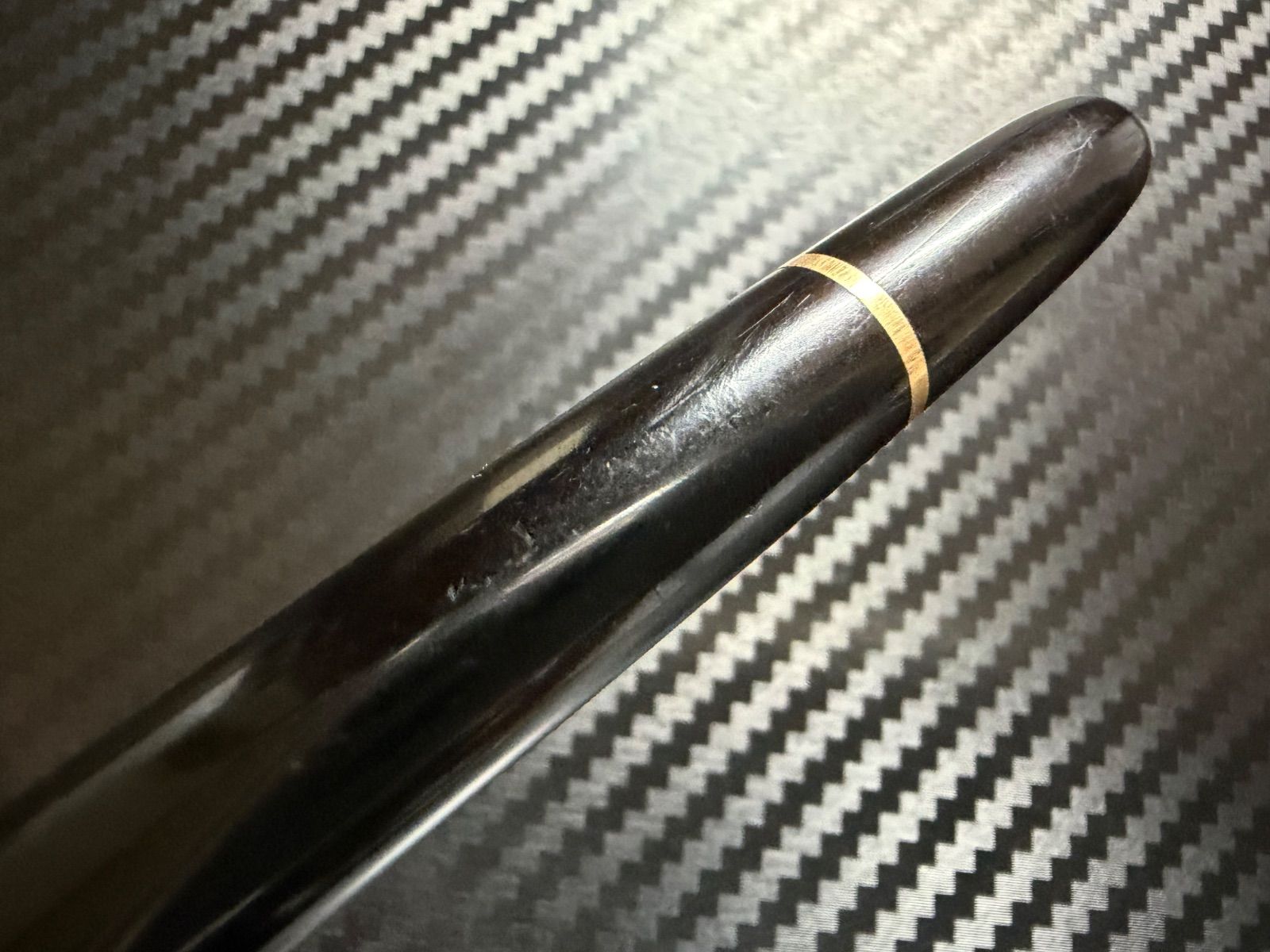 美品モンブランMONTBLANCマイスターシュテュック144 ブラックM(中字) 美品 モンブラン montblanc マイスターシュテュック 144 ブラック 中白