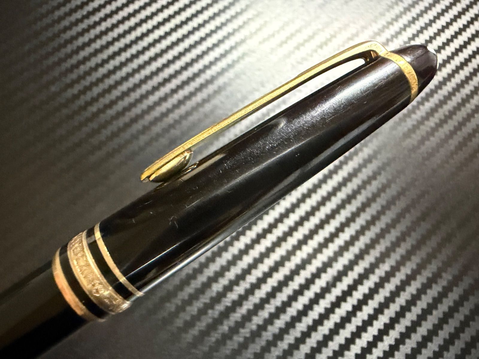 美品 モンブラン montblanc マイスターシュテュック 144 ブラック 中白