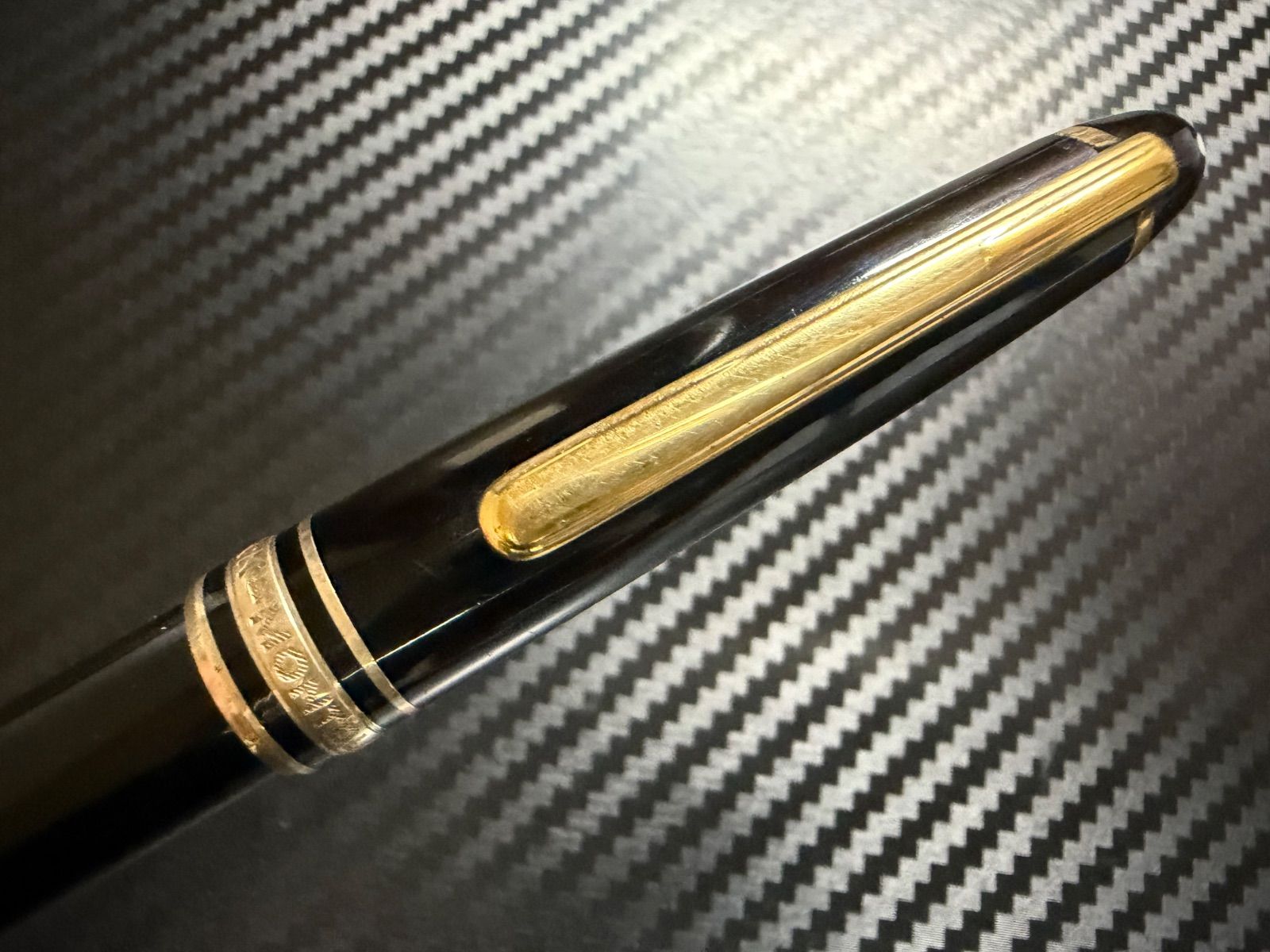 美品 モンブラン montblanc マイスターシュテュック 144 ブラック 中白