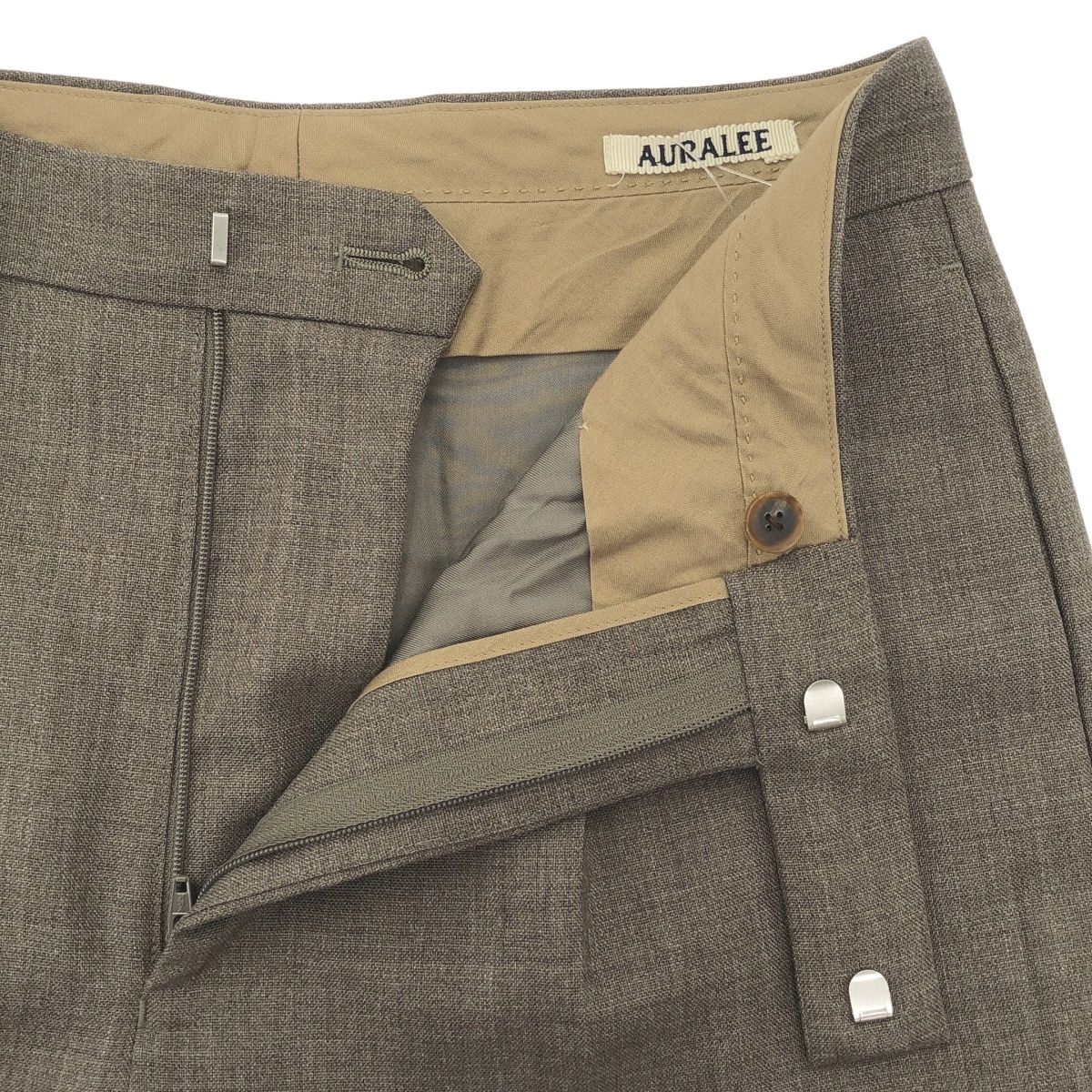 AURALEE オーラリー 20AW BLUEFACED WOOL SLACKS ウールスラックス