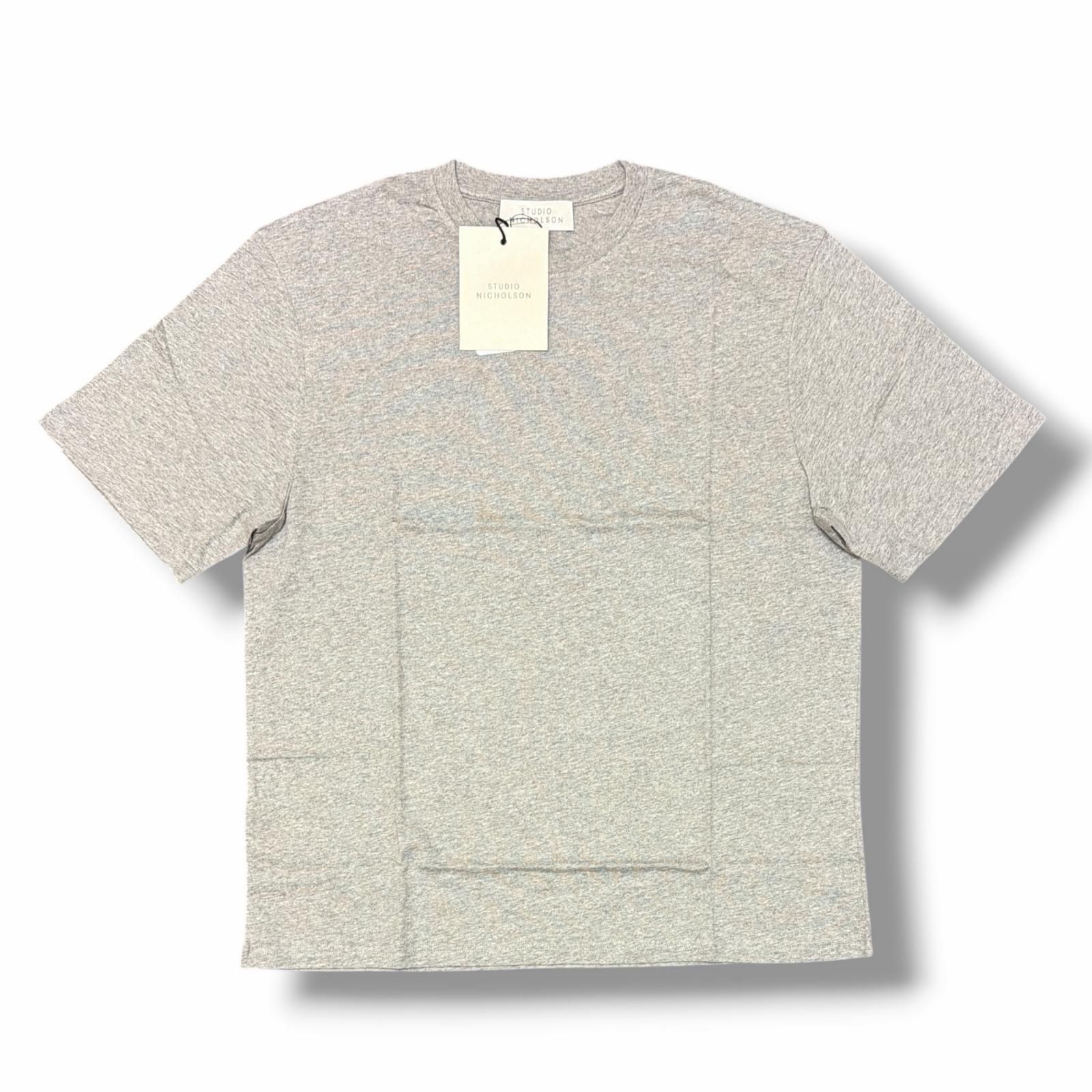 参考上代22000円 STUDIO NICHOLSON BRANDED SHORT SLEEVE T-SHIRT