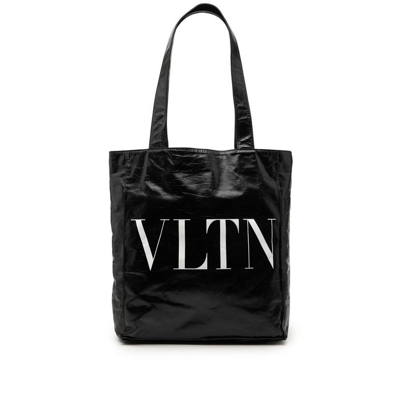 ヴァレンティノ VLTNロゴ トートバッグ ショルダーバッグ ブラック