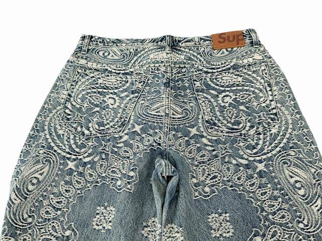 シュプリーム SUPREME 25SS Bandana Jacquard Baggy Jean バンダナ