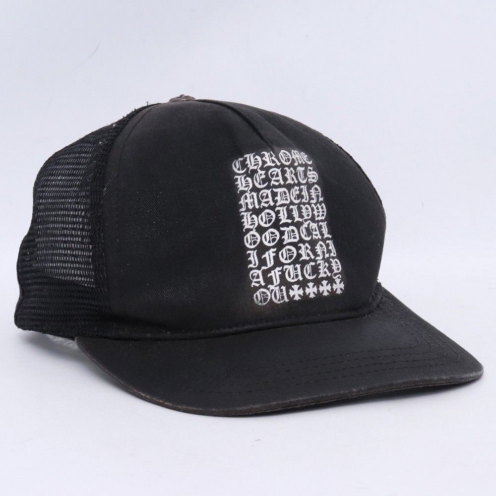 CHROME HEARTS アイチャート トラッカーキャップ ブラック - メルカリ