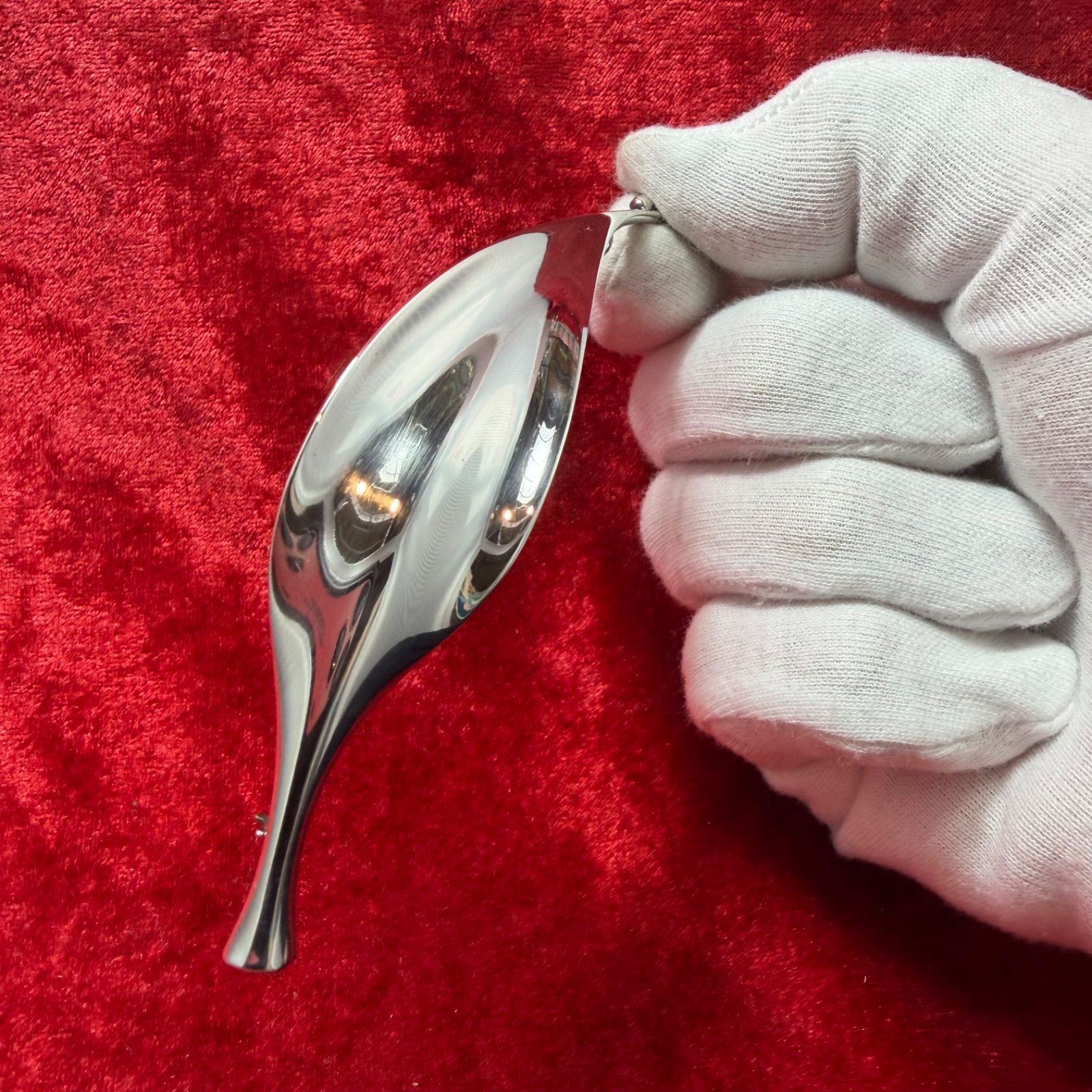 美品 ブローチ リーフデザイン TORUN ♯391 26.6g ジョージジェンセン