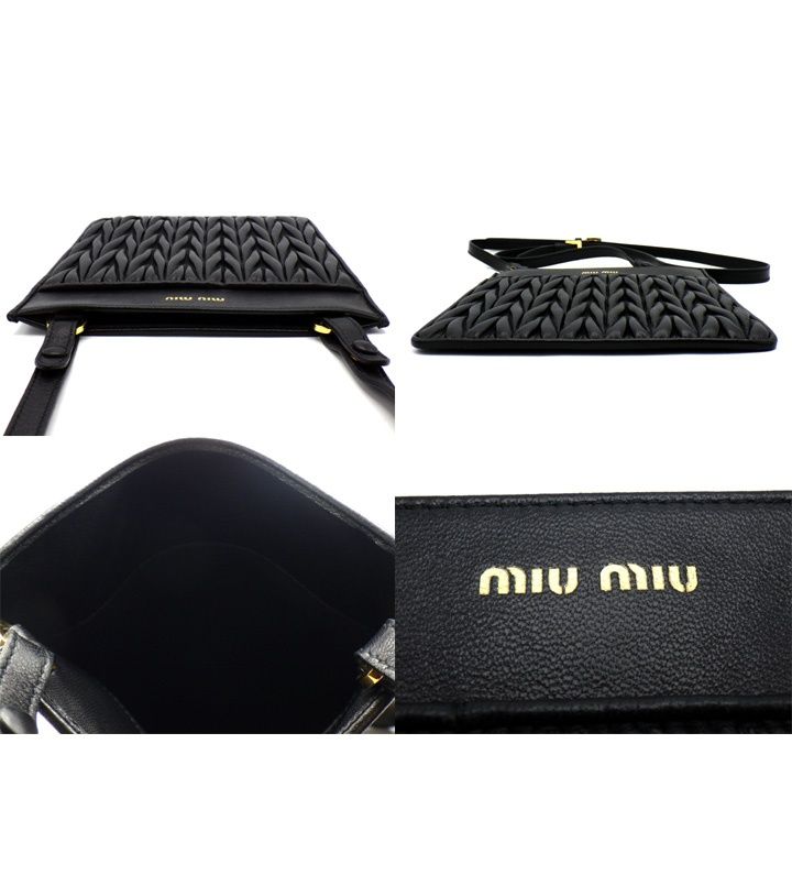 ミュウミュウ MIUMIU 【 5ZH018 】 マテラッセ ポシェット ショルダー