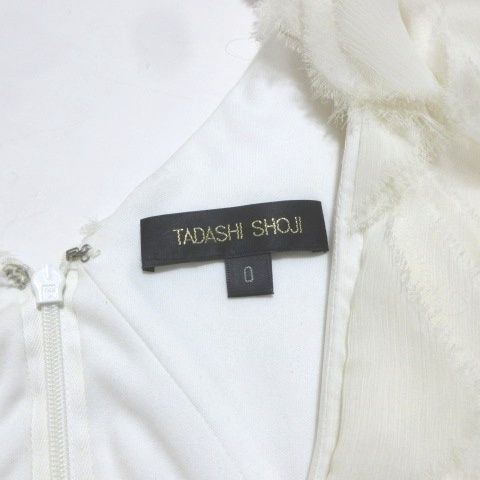 タダシショージ TADASHI SHOJI ワンピース ひざ丈 ノースリーブ フリル