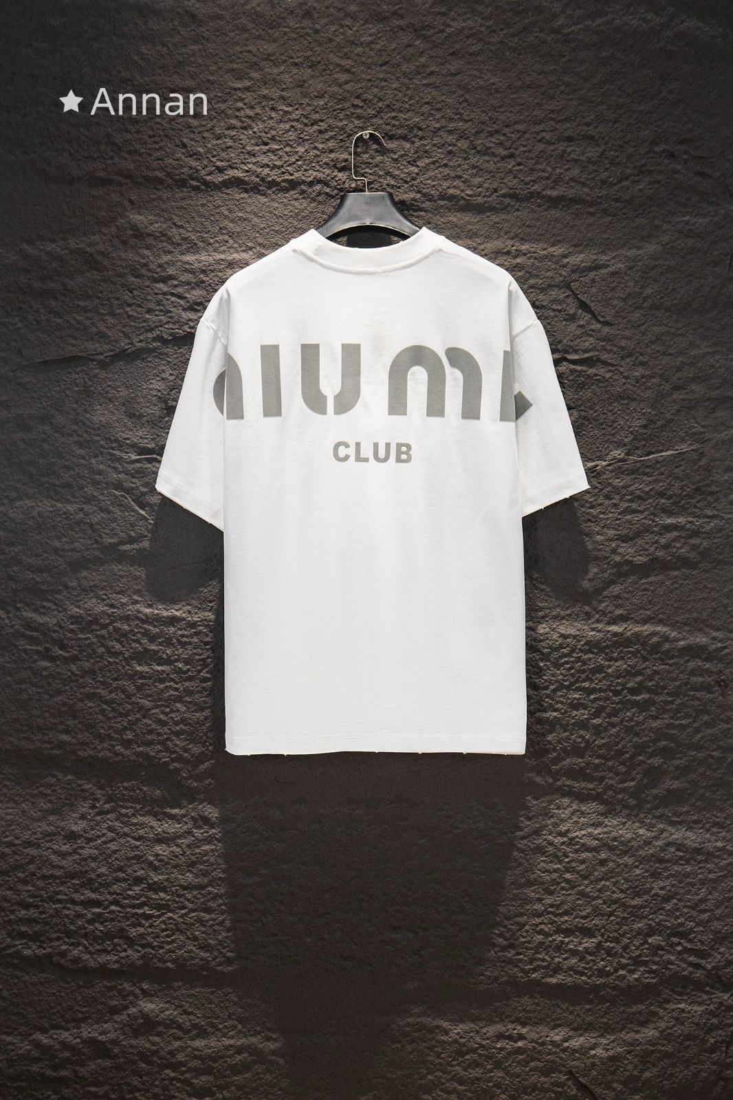 未使用品】MIUMIU ミュウミュウ Tシャツ 半袖 夏服 トップス 男女兼用