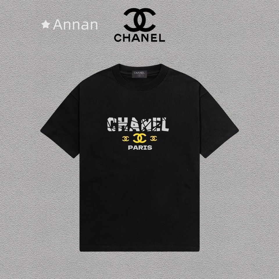 限定 CHANEL シャネル Tシャツ　半袖　夏服　トップス 男女兼用