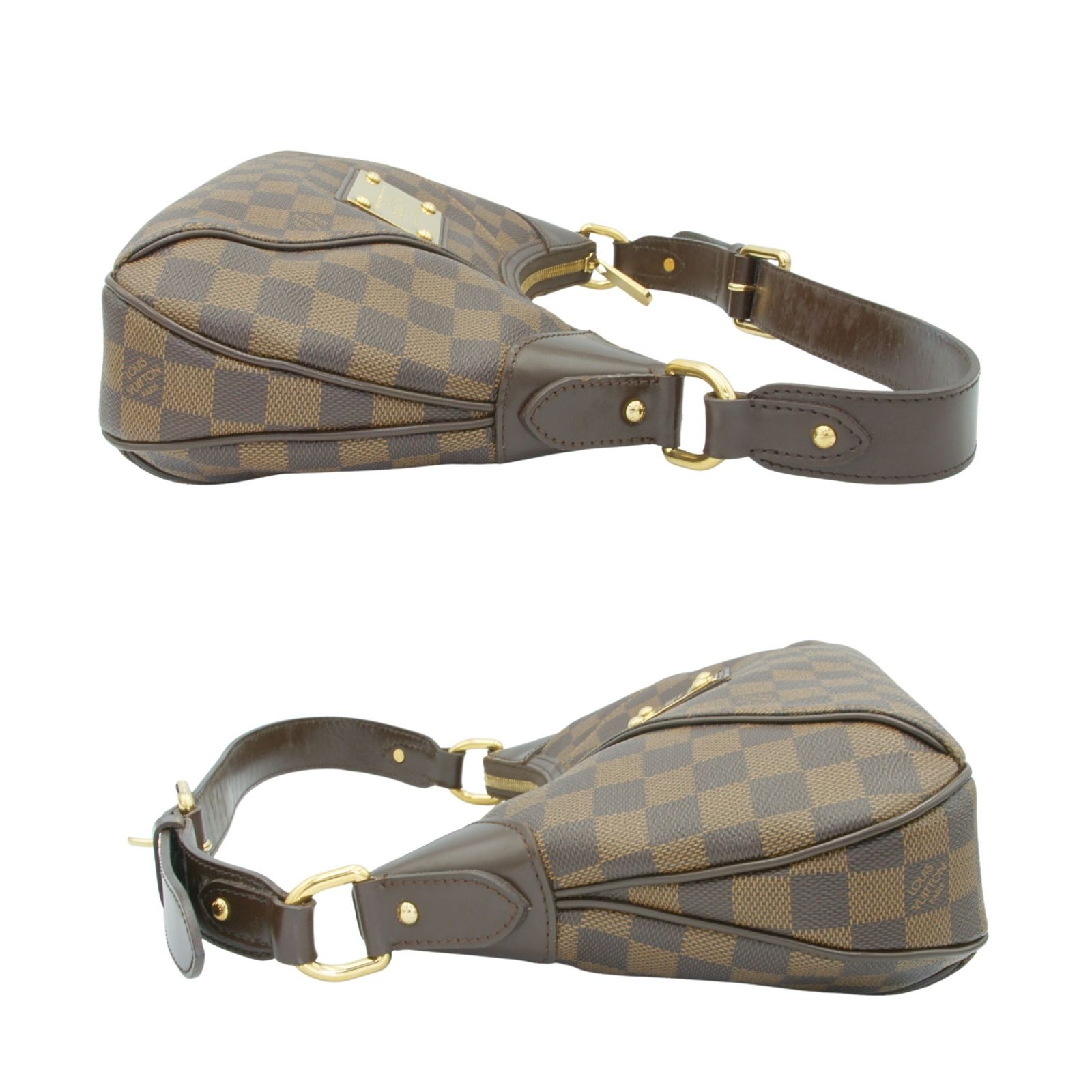 中古】LOUIS VUITTON ルイヴィトン テムズPM レディース ブラウン 茶