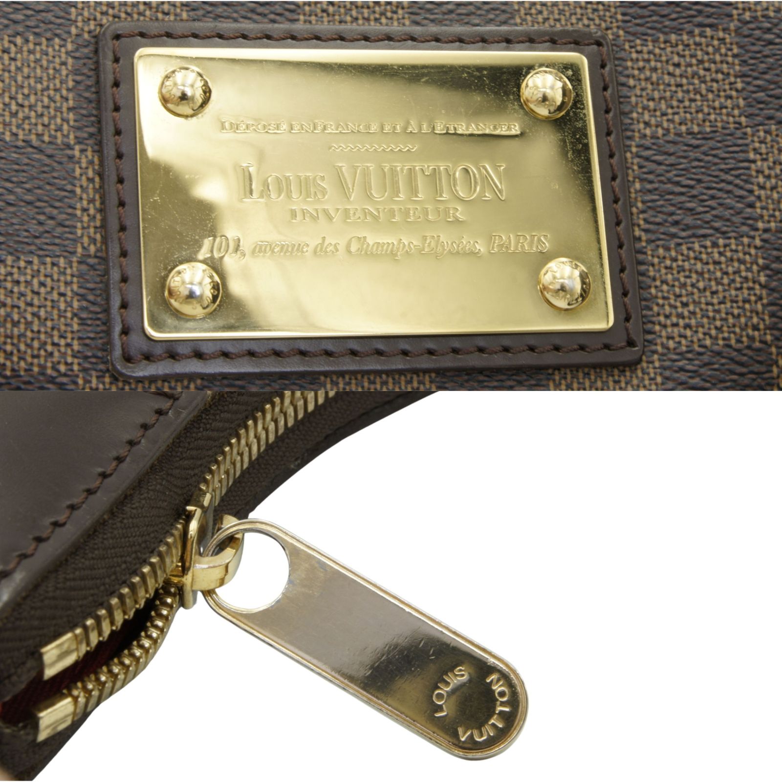 中古】LOUIS VUITTON ルイヴィトン テムズPM レディース ブラウン 茶