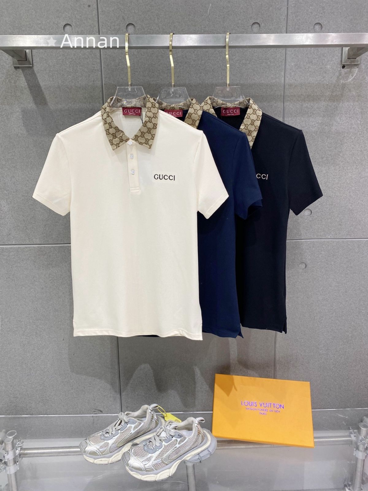 最終値下げ 新品 新品！新品 タグ付 GUCCI グッチ ポロシャツ 半袖シャツ POLO メンズ レディース ユニセックス カジュアル 7,700円