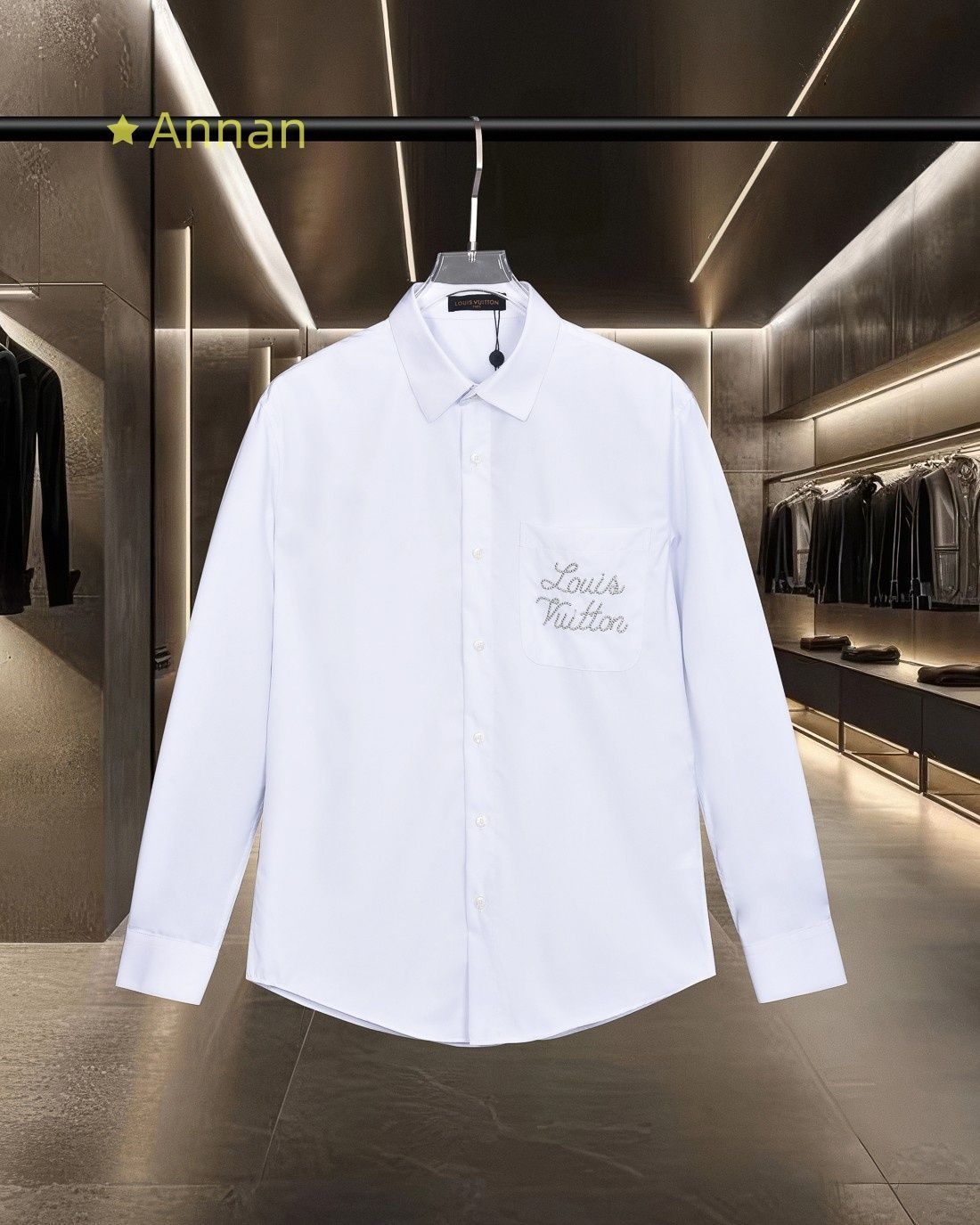 超希少 送料無料新品 タグ付 LV LOUIS VUITTON ルイヴィトン 長袖シャツ メンズ レディース ユニセックス カジュアル