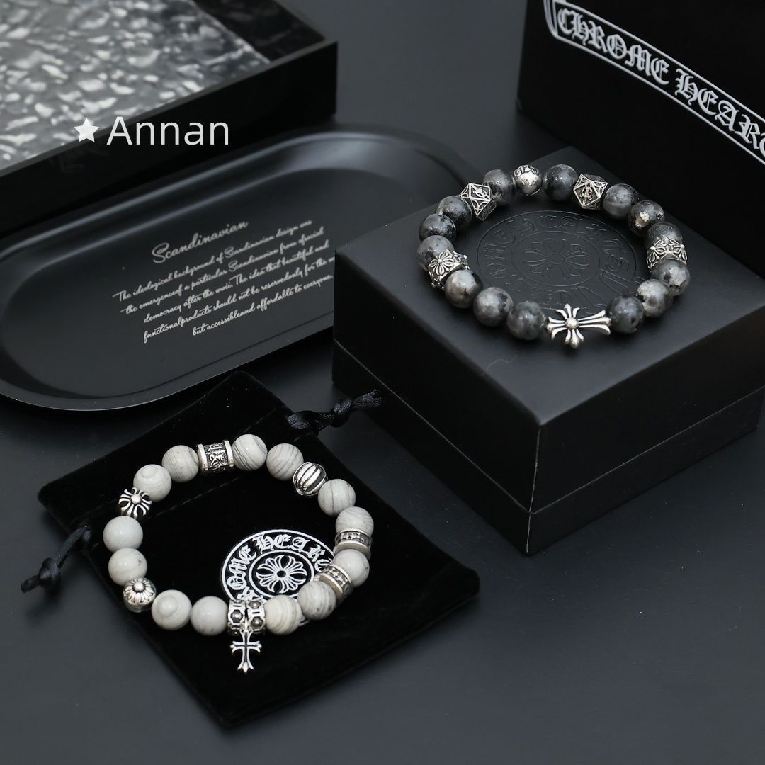 実用性 ★★ 新品 CHROME HEARTS クロムハーツ ブレスレット バングル リストバンド メンズ 結婚式 卒業式 清楚 イベント 入学式